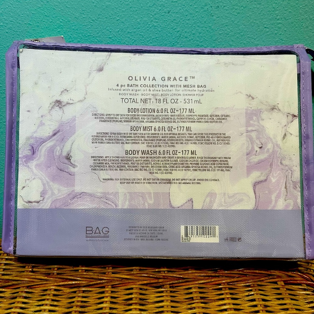 Lavender bath set - Picture 3 of 4